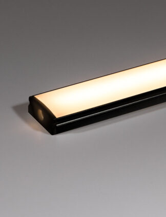 Surface LED Profile - PRO1 Black 17 x 7mm