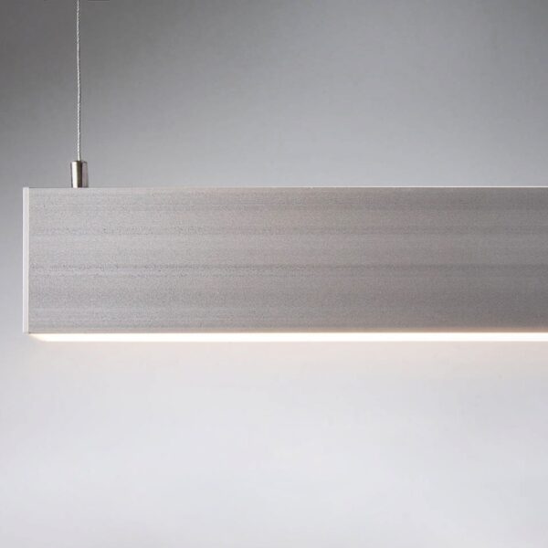 Suspended LED Profile - PRO50S Silver 50 x 75mm
