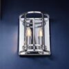 Chester 2 Light Wall Light Polished Chrome - Image 2
