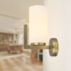 Empire 1 Light Brushed Bronze Wall Light - Image 2
