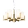 Empire 6 Light Brushed Bronze Ceiling Light - Image 3