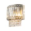 ISLA 3 Light Wall Light Antique Brass with Crystal - Image 3