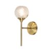 Mona 1 Light Wall Light Antique Brass - Image 3
