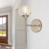 Mona 1 Light Wall Light Satin Chrome - Image 2