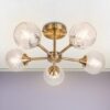 Mona 5 Light Semi Flush Antique Brass - Image 2