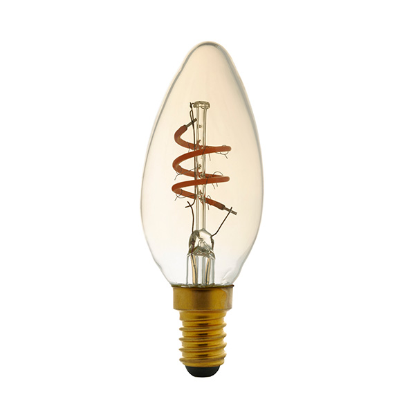 LED Vintage Soft Coil Candle Filament - Dimmable SES
