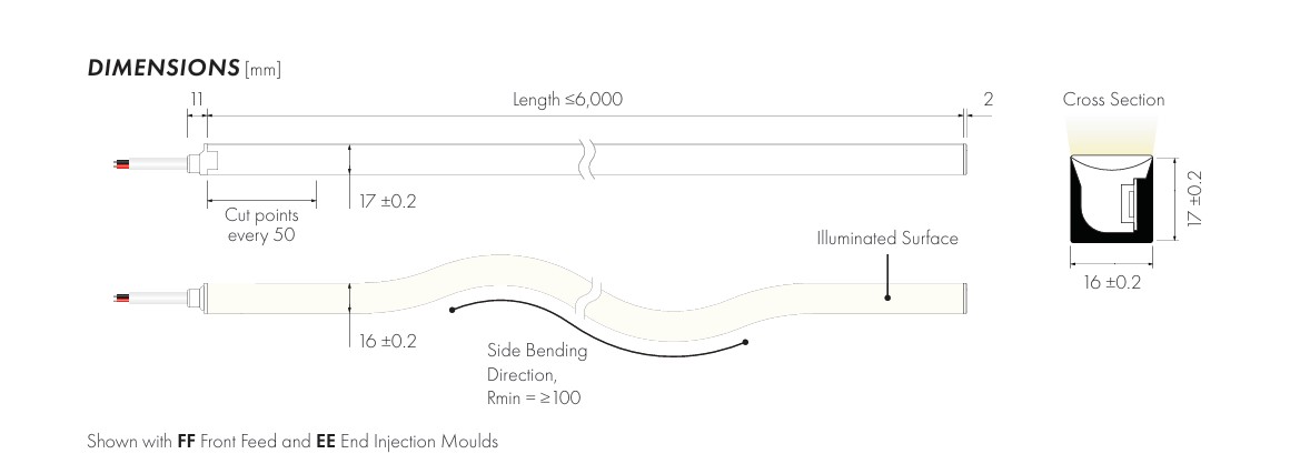 Neon Side Bend White -1617 - Image 4